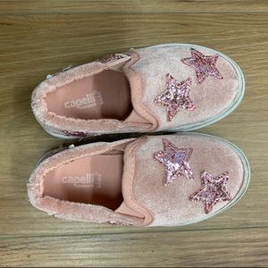 Capelli pink toddler slip on shoes